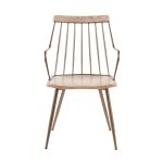 Preston Farmhouse Antique Copper and White Wood Spindle Chair 18 Preston Farmhouse Antique Copper and White Wood Spindle Chair