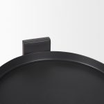 Price Large Matte Black Metal w/ Glass Hurricane Candle Holder