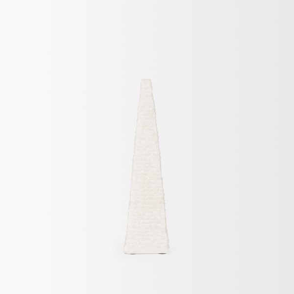 Pyramis White Rough Marble Obelisk 13 3