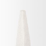 Pyramis White Rough Marble Obelisk 13"