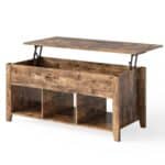 Rustic Farmhouse Tan Wooden Lift Top Coffee Table 6 Rustic Farmhouse Tan Wooden Lift Top Coffee Table