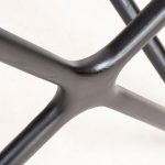 QUASAR Low End Table Black Ash Clear Glass 9 QUASAR Low End Table Black Ash Clear Glass