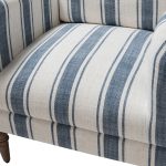 Quentin Navy Stripe Glam Accent Chair 10 Quentin Navy Stripe Glam Accent Chair