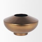 Quiana Large Gold Metal Vase