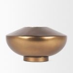 Quiana Large Gold Metal Vase