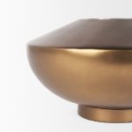 Quiana Large Gold Metal Vase