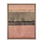 Quiet Echoes - Ebb by Mercana Studio a Hand Embelished Textured Framed Art Print