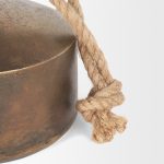 Quincy Large Gold Metal Decorative Bell Object