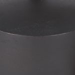 Quincy Large Matte Black Metal Decorative Bell Object