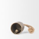Quincy Small Gold Metal Decorative Bell Object
