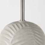 Quinn 19.0L x 19.0W x 24.6H Beige Base W/Navy Fabric Shade Table Lamp