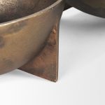 Quita Large Gold Metal Decorative Bowls (Set of 2)