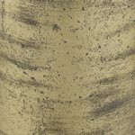 Quonset Extra Tall Brass Finished Aluminum Metal Pillar Object