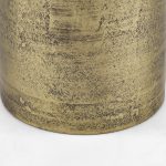Quonset Extra Tall Brass Finished Aluminum Metal Pillar Object