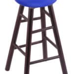 Boise State University 30" Swivel Maple Bar Stool in Dark Cherry Finish 3 Boise State University 30" Swivel Maple Bar Stool in Dark Cherry Finish
