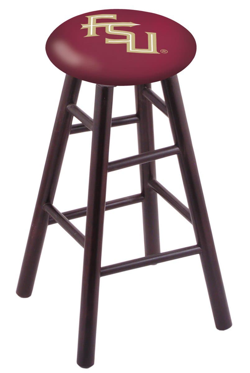 Florida State University 24" Swivel Oak Counter Stool in Natural Finish (Script Logo) 1 Florida State University 24" Swivel Oak Counter Stool in Natural Finish (Script Logo)