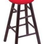 University of Georgia 24" Swivel Maple Counter Stool in Dark Cherry Finish (Bulldog Logo) 3 University of Georgia 24" Swivel Maple Counter Stool in Dark Cherry Finish (Bulldog Logo)