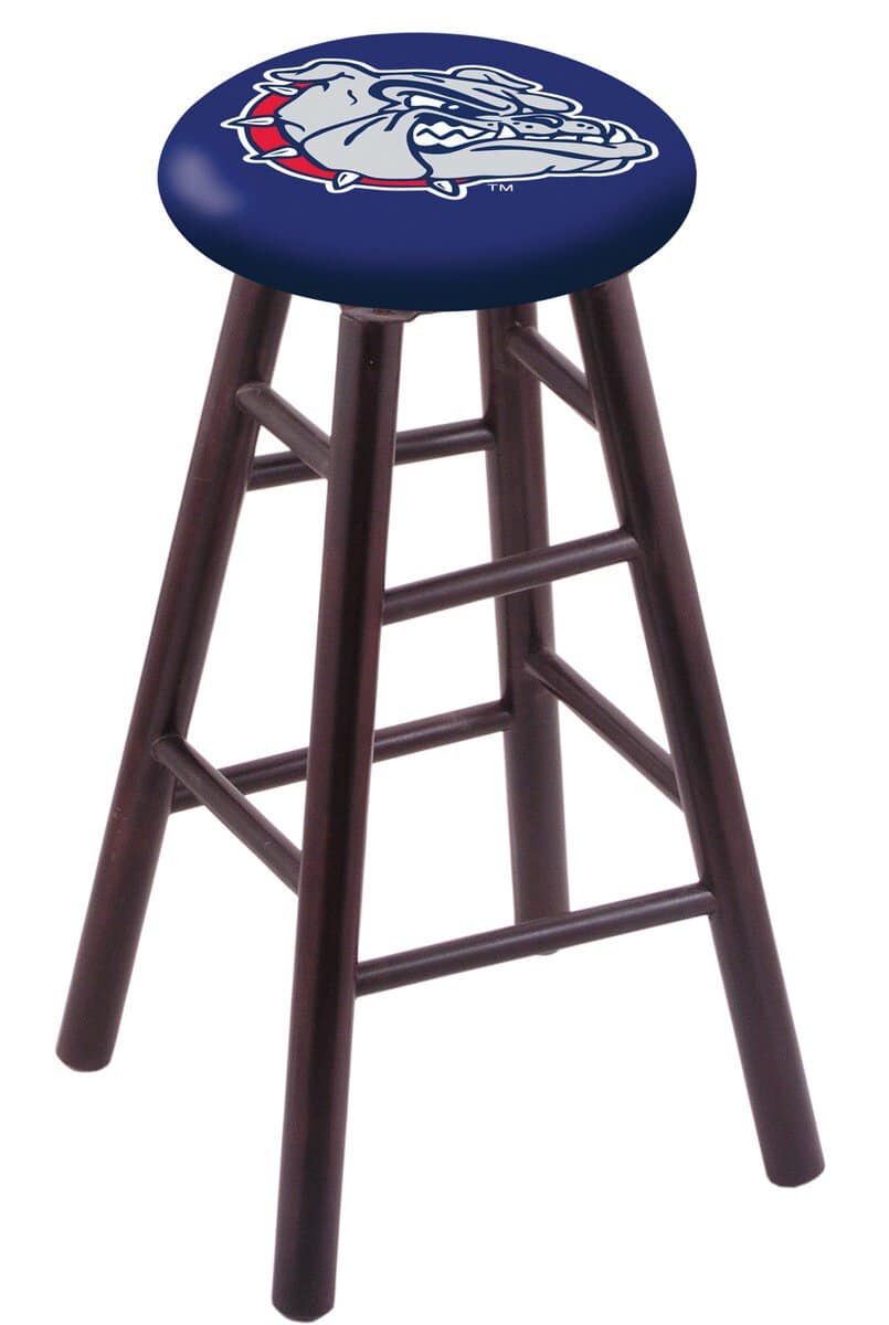 Gonzaga 24" Swivel Maple Counter Stool in Dark Cherry Finish 1 Gonzaga 24" Swivel Maple Counter Stool in Dark Cherry Finish