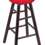 University of Houston 30" Swivel Maple Bar Stool in Dark Cherry Finish 3 University of Houston 30" Swivel Maple Bar Stool in Dark Cherry Finish