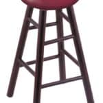 University of Louisiana at Monroe 30" Swivel Maple Bar Stool in Dark Cherry Finish 3 University of Louisiana at Monroe 30" Swivel Maple Bar Stool in Dark Cherry Finish