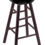 Long Beach State University 30" Swivel Maple Bar Stool in Dark Cherry Finish