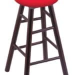 North Carolina State University 30" Swivel Maple Bar Stool in Dark Cherry Finish 3 North Carolina State University 30" Swivel Maple Bar Stool in Dark Cherry Finish