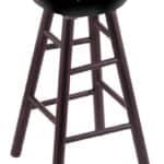Purdue 30" Swivel Maple Bar Stool in Dark Cherry Finish 3 Purdue 30" Swivel Maple Bar Stool in Dark Cherry Finish