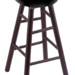 Wake Forest University 30" Swivel Maple Bar Stool in Dark Cherry Finish