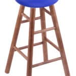 Boise State University 30" Swivel Maple Bar Stool in Medium Finish 3 Boise State University 30" Swivel Maple Bar Stool in Medium Finish