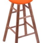 Clemson 30" Swivel Maple Bar Stool in Medium Finish 3 Clemson 30" Swivel Maple Bar Stool in Medium Finish