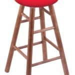 University of Houston 30" Swivel Maple Bar Stool in Medium Finish 3 University of Houston 30" Swivel Maple Bar Stool in Medium Finish