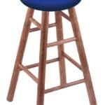 Marquette University 30" Swivel Maple Bar Stool in Medium Finish 3 Marquette University 30" Swivel Maple Bar Stool in Medium Finish