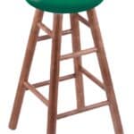 North Dakota State University 30" Swivel Maple Bar Stool in Medium Finish (Green Seat) 3 North Dakota State University 30" Swivel Maple Bar Stool in Medium Finish (Green Seat)