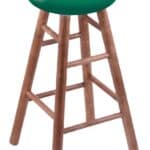 Northern Michigan University 30" Swivel Maple Bar Stool in Medium Finish 3 Northern Michigan University 30" Swivel Maple Bar Stool in Medium Finish