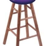 Northwestern University 30" Swivel Maple Bar Stool in Medium Finish 3 Northwestern University 30" Swivel Maple Bar Stool in Medium Finish