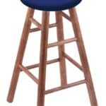 Villanova University 30" Swivel Maple Bar Stool in Medium Finish 3 Villanova University 30" Swivel Maple Bar Stool in Medium Finish