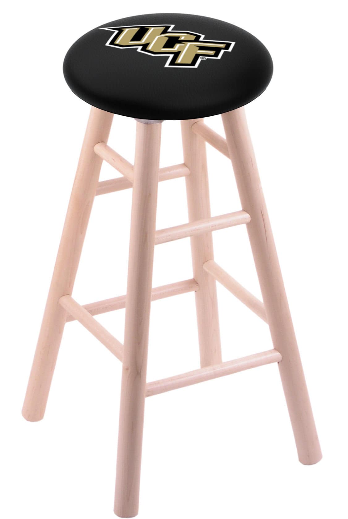 University of Central Florida 30" Swivel Maple Bar Stool in Natural Finish 1 University of Central Florida 30" Swivel Maple Bar Stool in Natural Finish