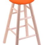 Clemson 24" Swivel Maple Counter Stool in Natural Finish
