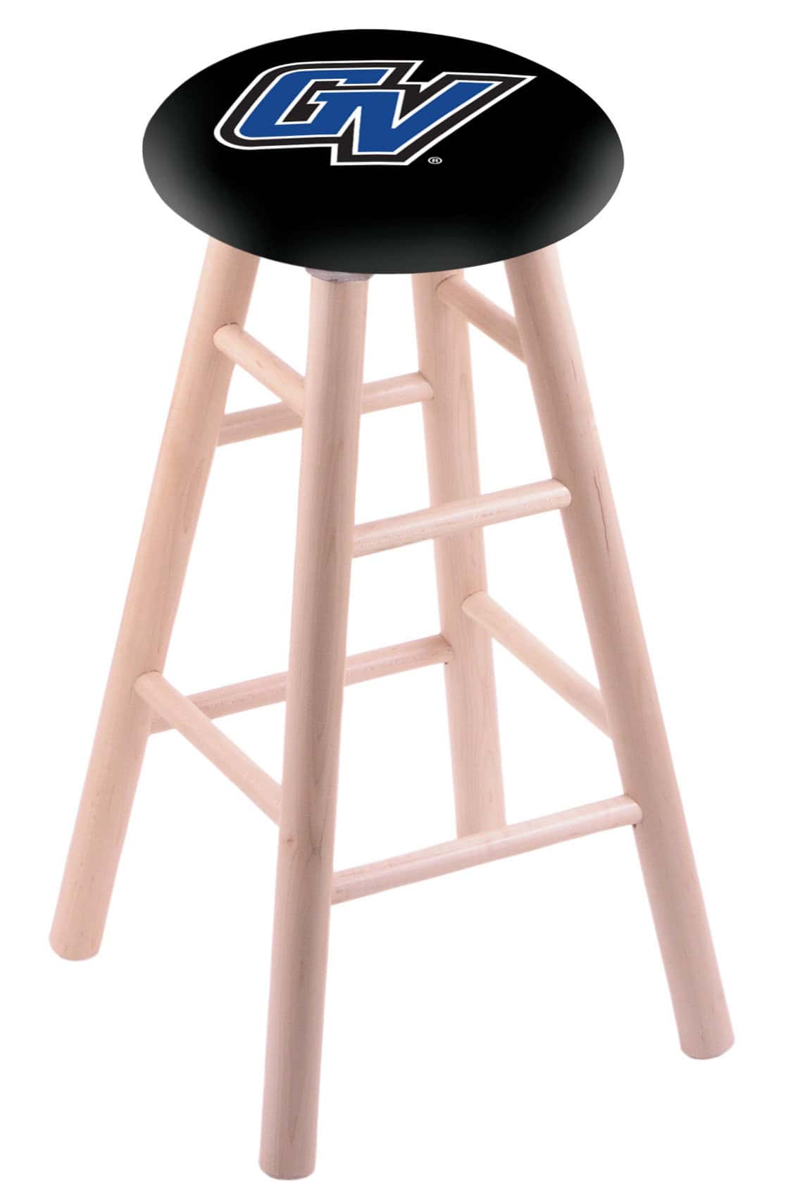 Grand Valley State University 30" Swivel Maple Bar Stool in Natural Finish 1 Grand Valley State University 30" Swivel Maple Bar Stool in Natural Finish