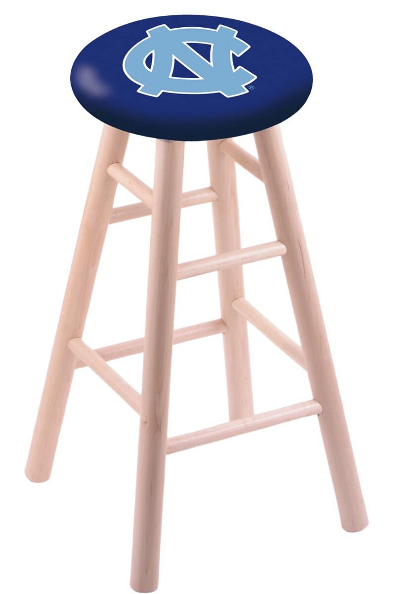 University of North Carolina 30" Swivel Maple Bar Stool in Natural Finish 1 University of North Carolina 30" Swivel Maple Bar Stool in Natural Finish