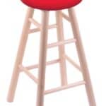 Rutgers 30" Swivel Maple Bar Stool in Natural Finish 3 Rutgers 30" Swivel Maple Bar Stool in Natural Finish