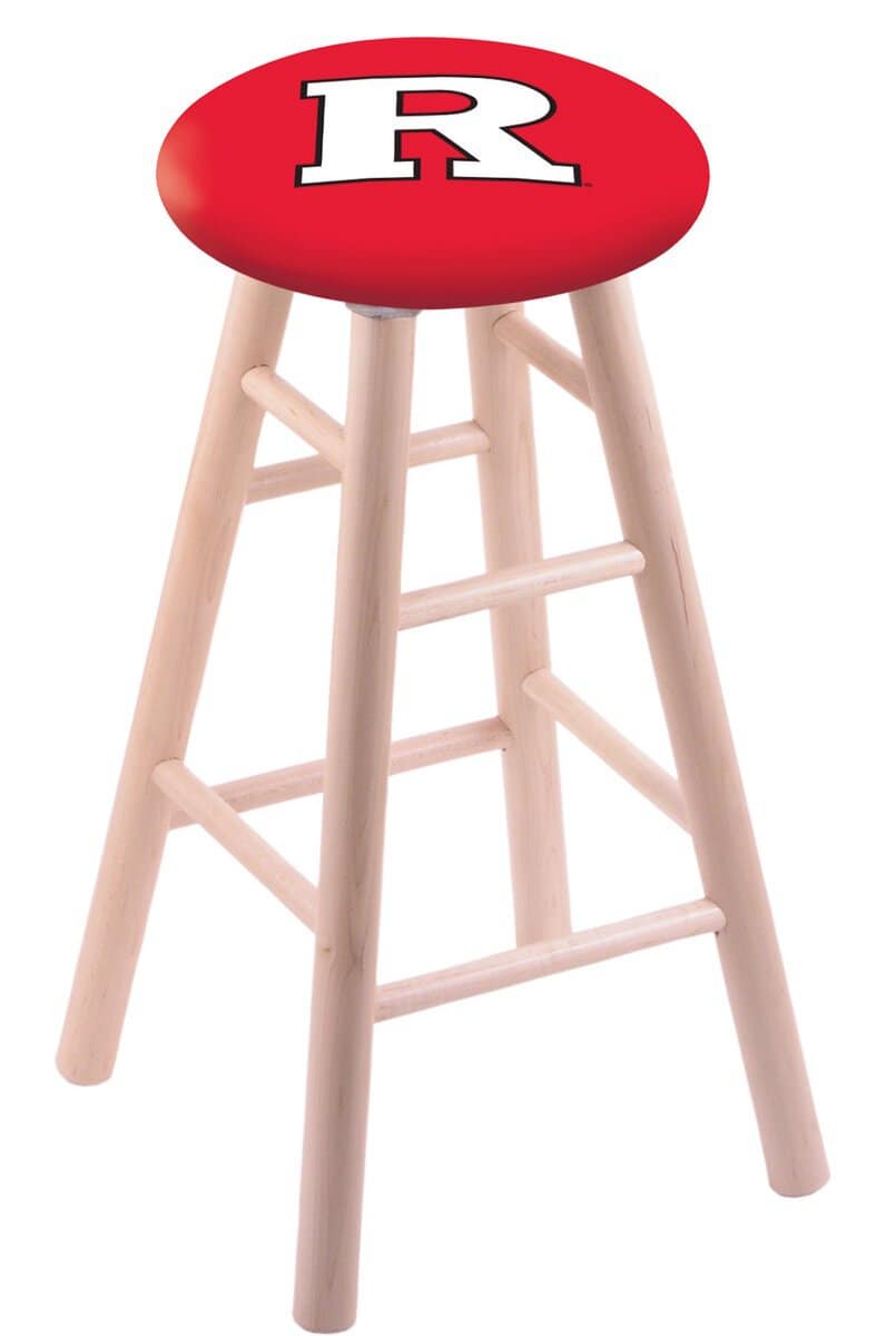 Rutgers 30" Swivel Maple Bar Stool in Natural Finish 1 Rutgers 30" Swivel Maple Bar Stool in Natural Finish