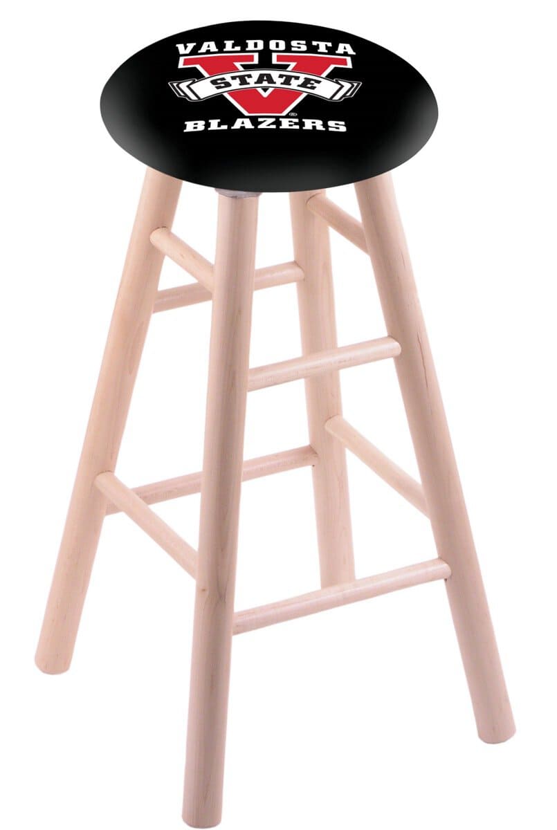 Valdosta State University 30" Swivel Maple Bar Stool in Natural Finish 1 Valdosta State University 30" Swivel Maple Bar Stool in Natural Finish