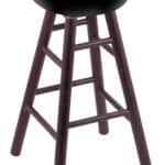 Grand Valley State University 30" Swivel Oak Bar Stool in Dark Cherry Finish 3 Grand Valley State University 30" Swivel Oak Bar Stool in Dark Cherry Finish