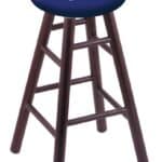 Georgetown University 30" Swivel Oak Bar Stool in Dark Cherry Finish