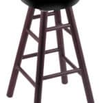 University of Idaho 30" Swivel Oak Bar Stool in Dark Cherry Finish 3 University of Idaho 30" Swivel Oak Bar Stool in Dark Cherry Finish