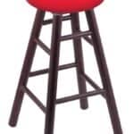 University of New Mexico 30" Swivel Oak Bar Stool in Dark Cherry Finish