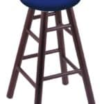 University of North Carolina 30" Swivel Oak Bar Stool in Dark Cherry Finish