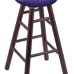 Northwestern University 30" Swivel Oak Bar Stool in Dark Cherry Finish