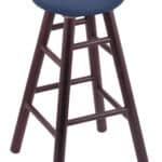 US Naval Academy 30" Swivel Oak Bar Stool in Dark Cherry Finish